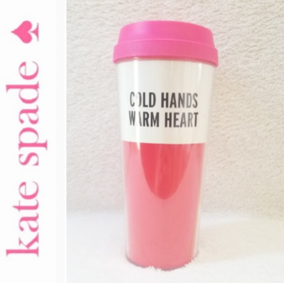 kate spade Handbags - Kate Spade "Cold Hands, Warm Heart" 16oz Mug